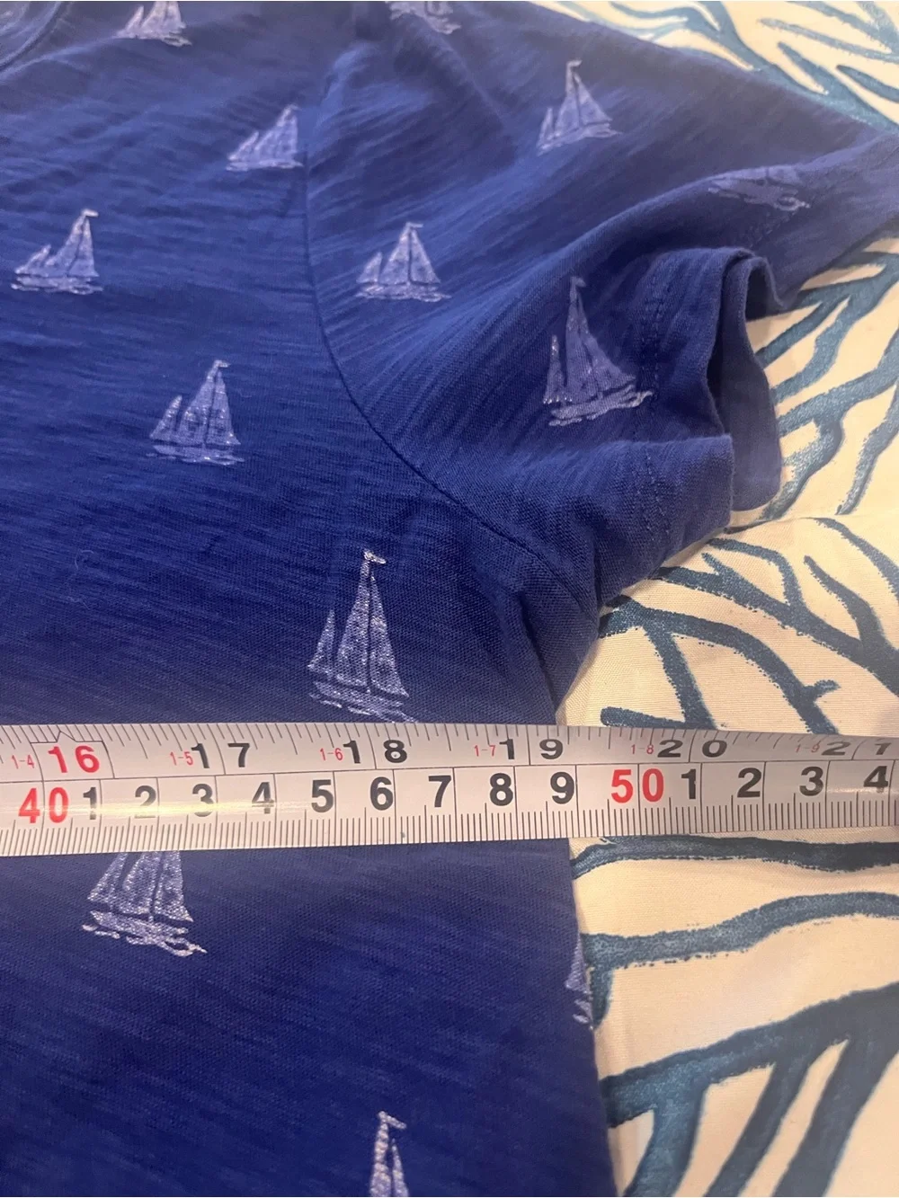 J. Crew Royal Blue Crewneck Tee